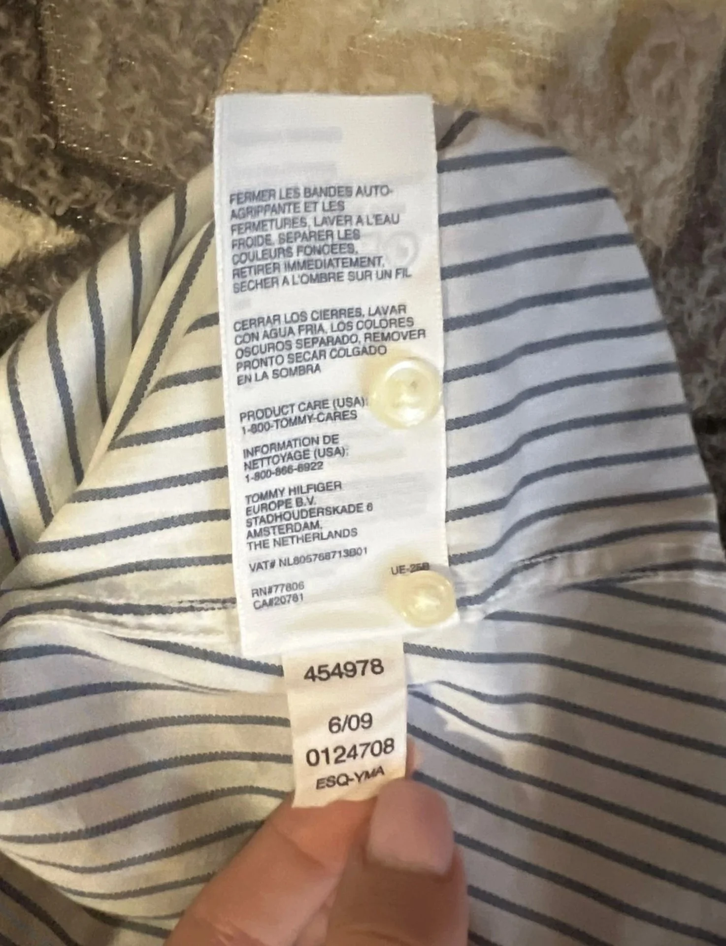 Винтажная рубашка Tommy Hilfiger 8/XS - миниатюра 5