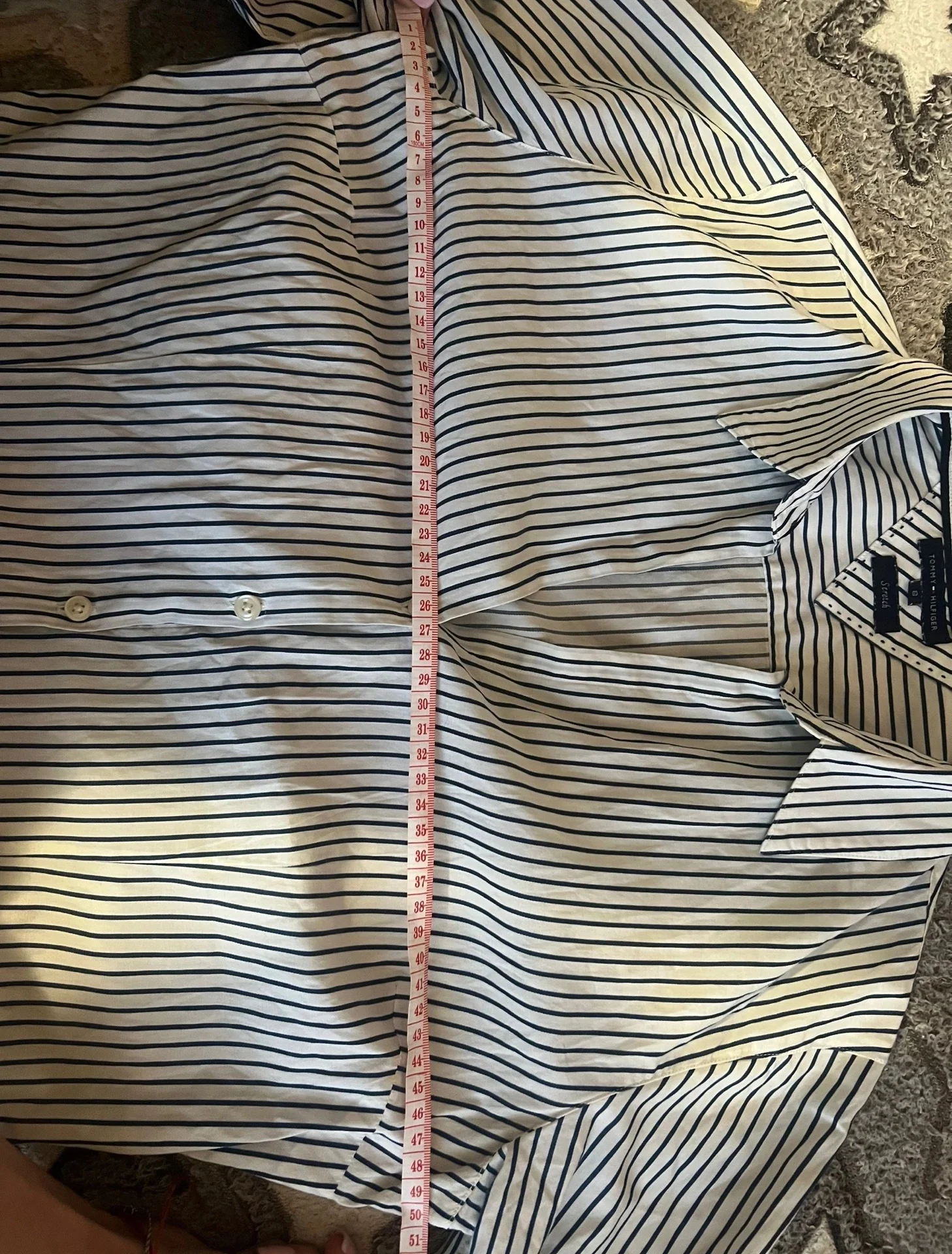 Винтажная рубашка Tommy Hilfiger 8/XS - миниатюра 8