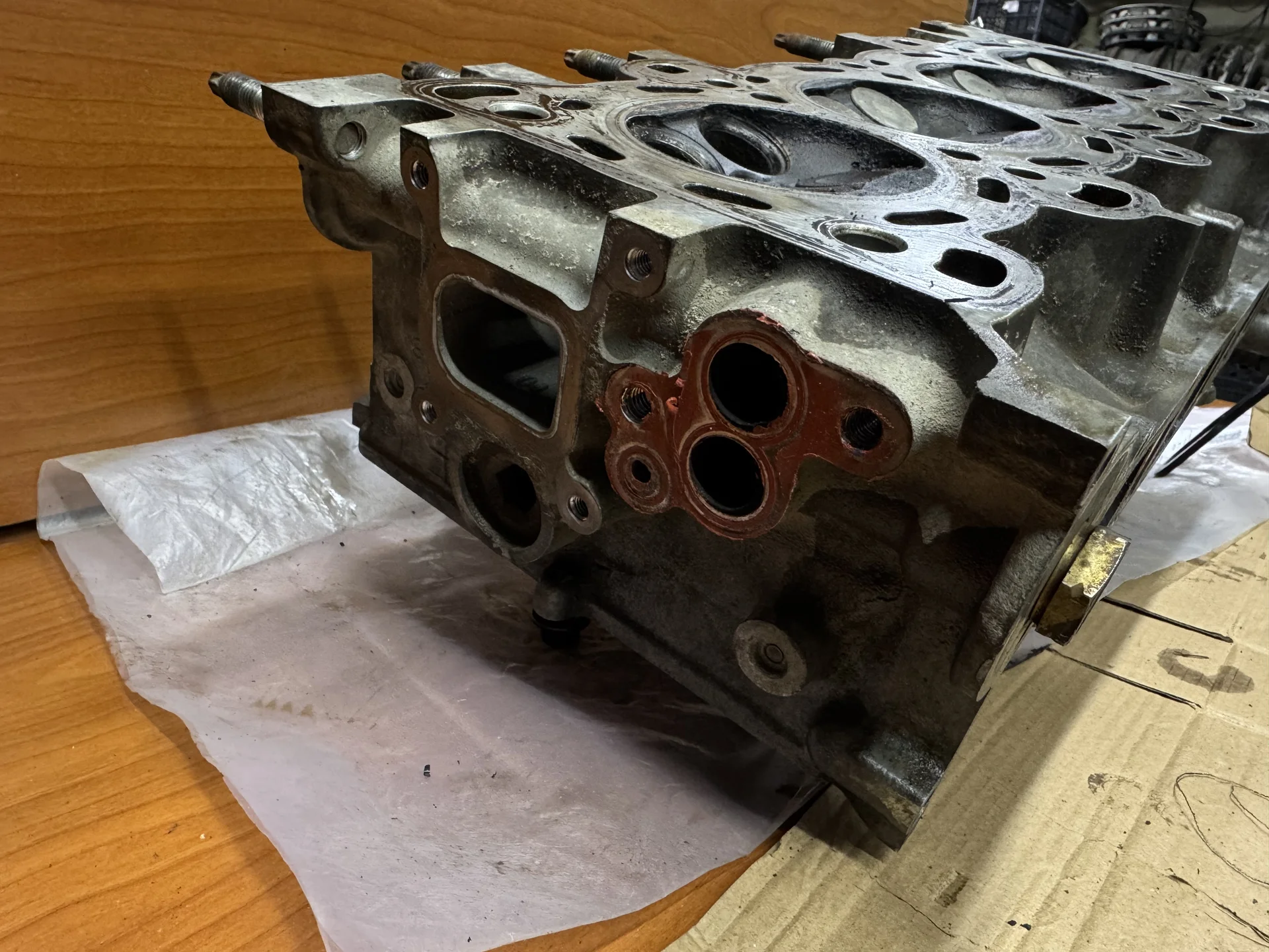 ГБЦ 1.8 Форд мондео 3 CHBA - миниатюра 10