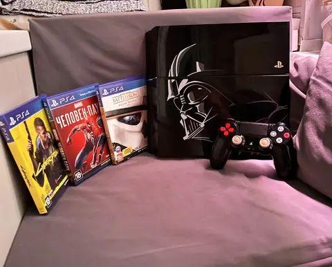 Playstation 4 Star Wars LE 1TB + игры