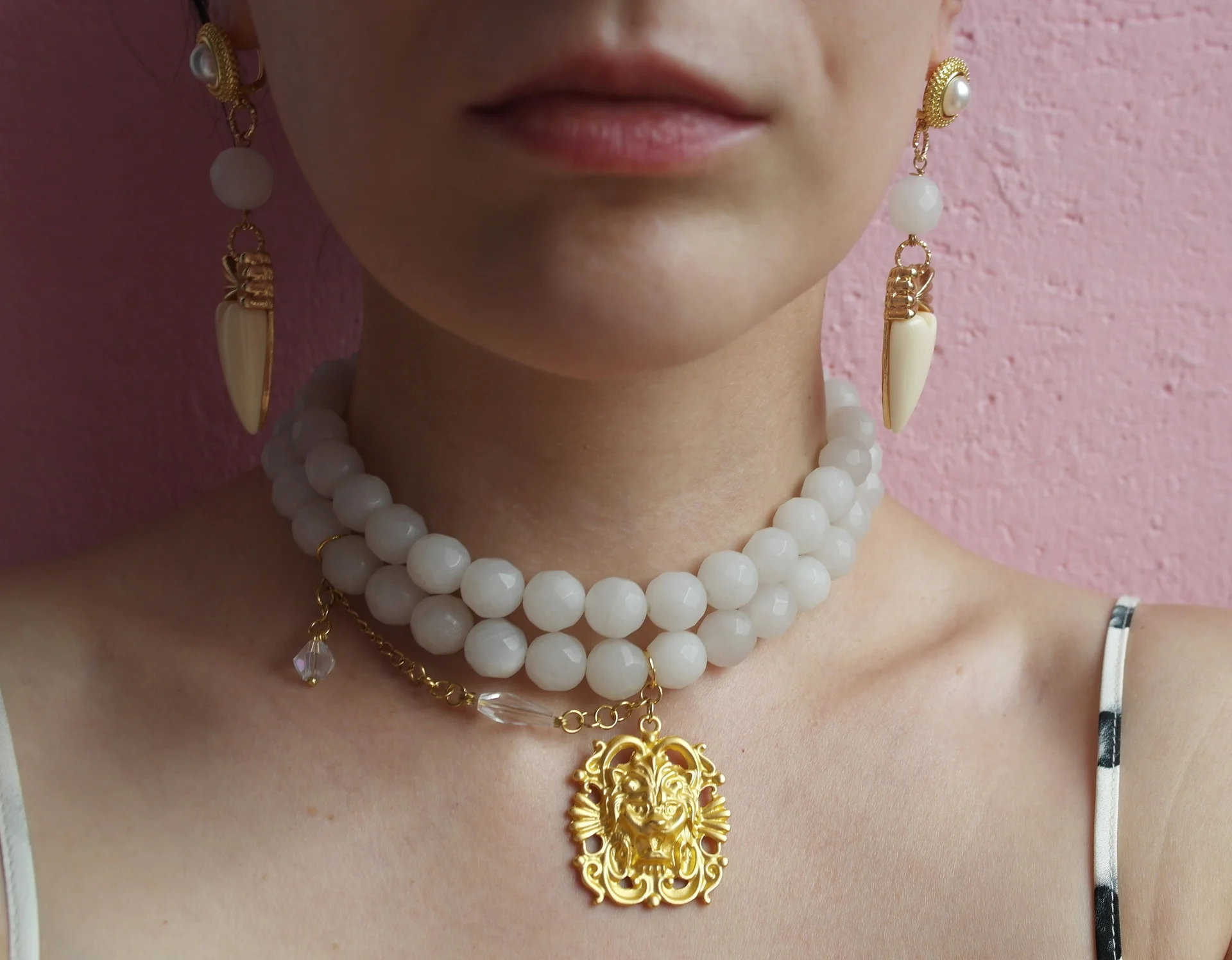 Сет ''Италия'': чокер + серьги - миниатюра 16