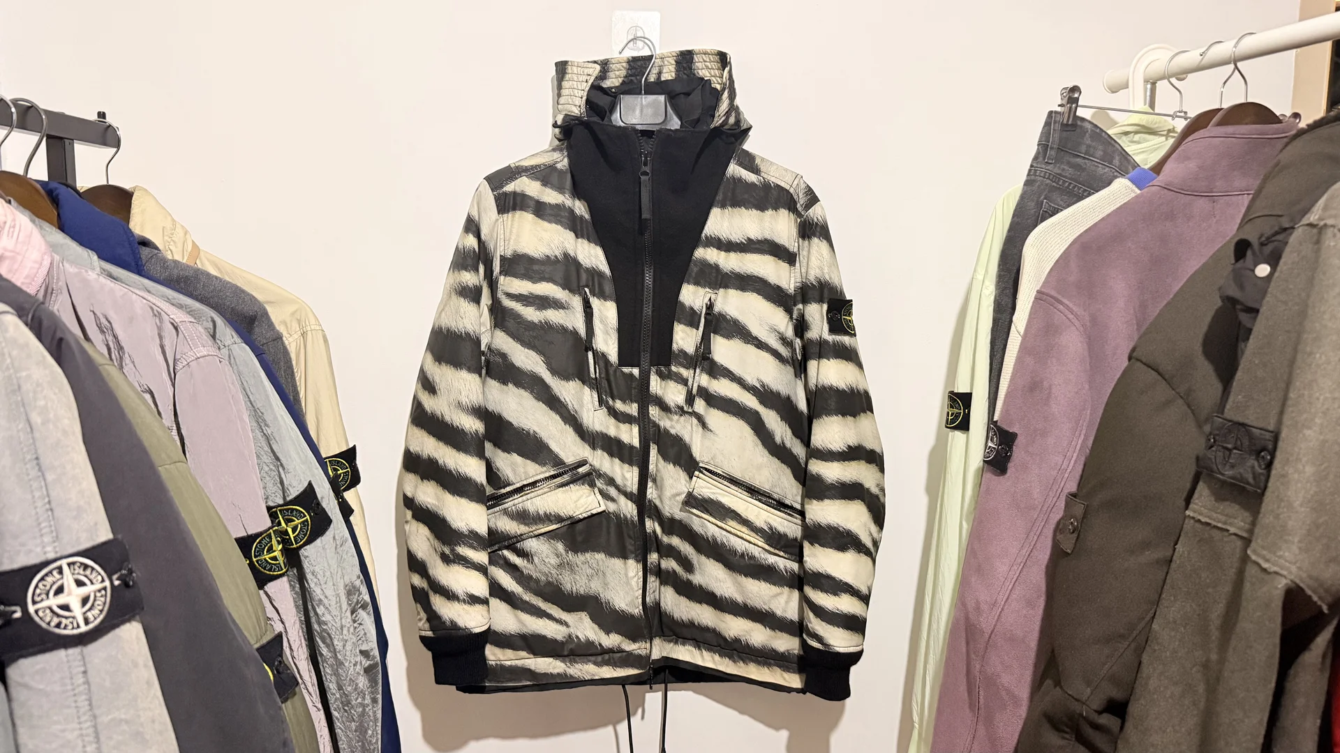 Stone island WHITE TIGER CAMO 50 FILI WITH PRIMALO