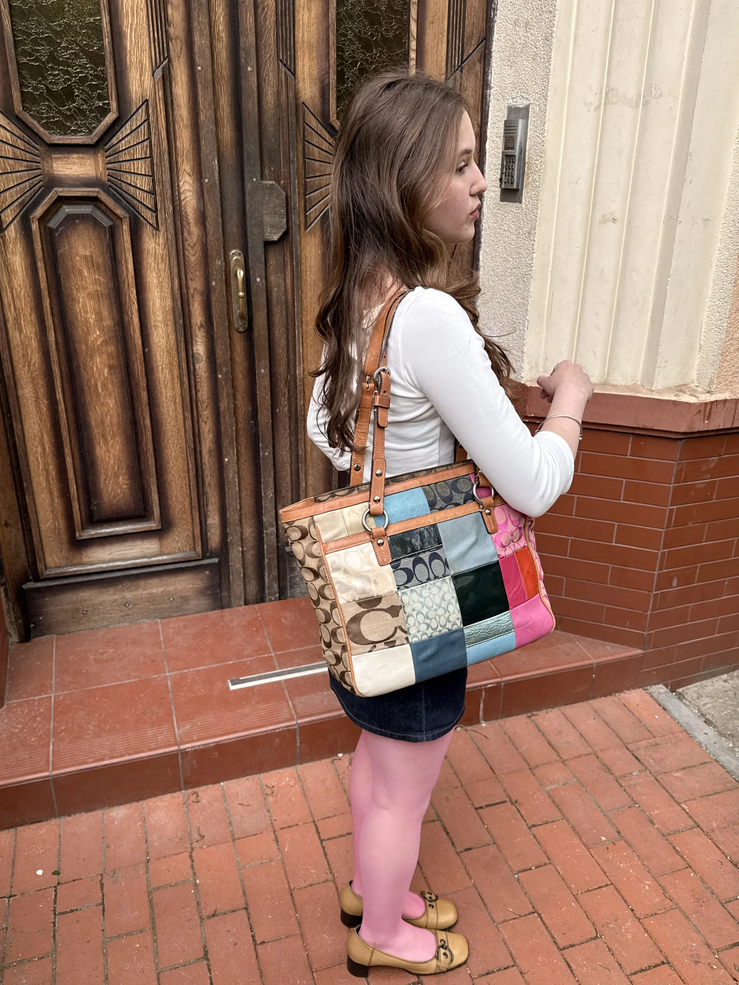 Сумки Coach Patchwork оригинал винтаж - миниатюра 2