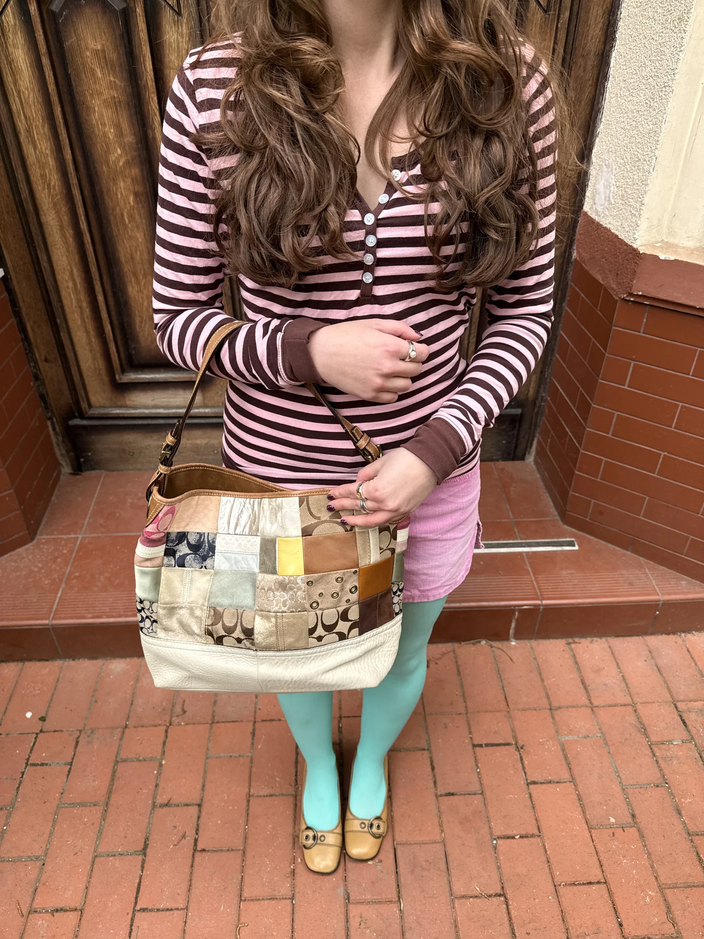 Сумки Coach Patchwork оригинал винтаж - миниатюра 5