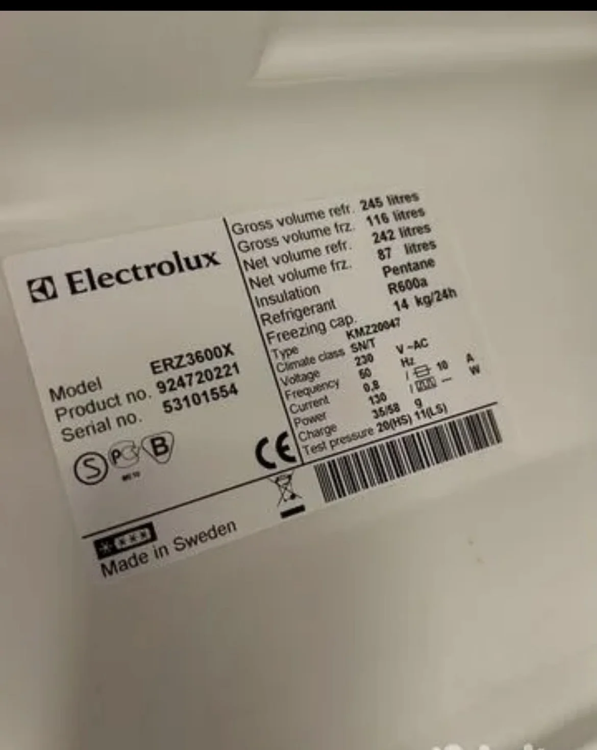 Холодильник electrolux ERZ 3600 X - миниатюра 2