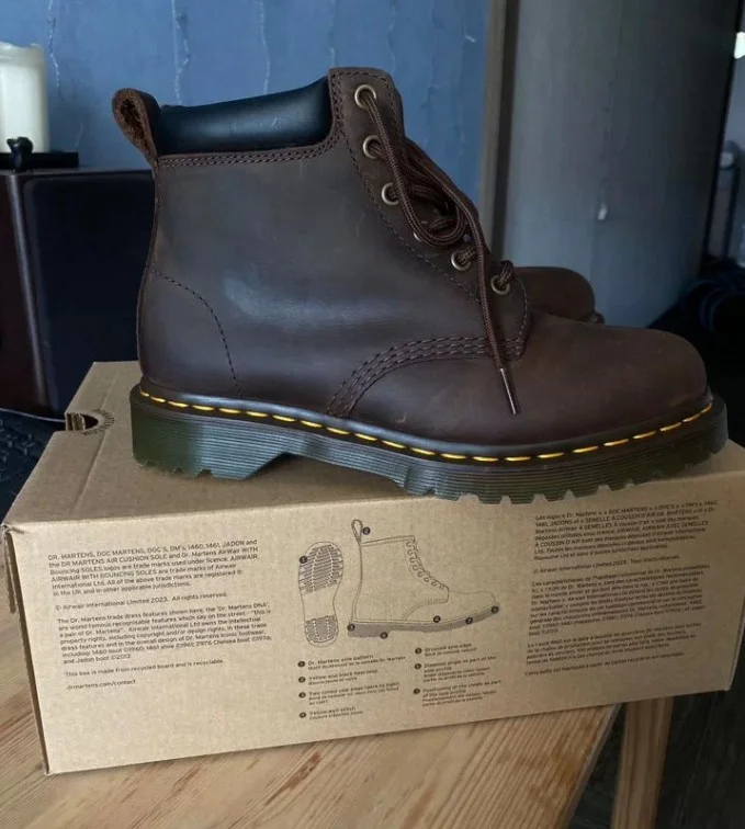 Dr Martens 939 Ben коричневые кожа crazy horse - миниатюра 5