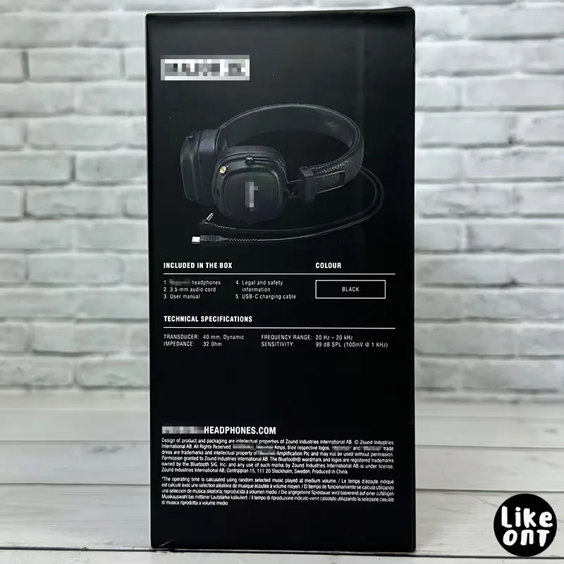Наушники Marhall Major 4, накладные, беспроводные, bluetooth - миниатюра 9