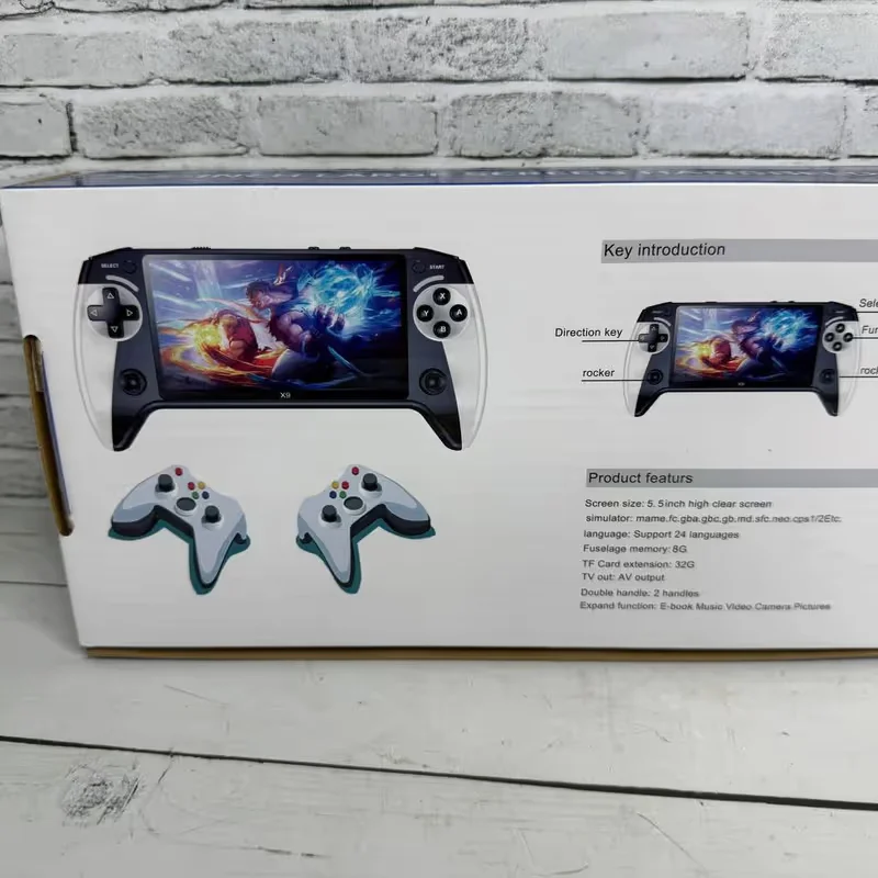 Портативная игровая приставка X9 - миниатюра 2