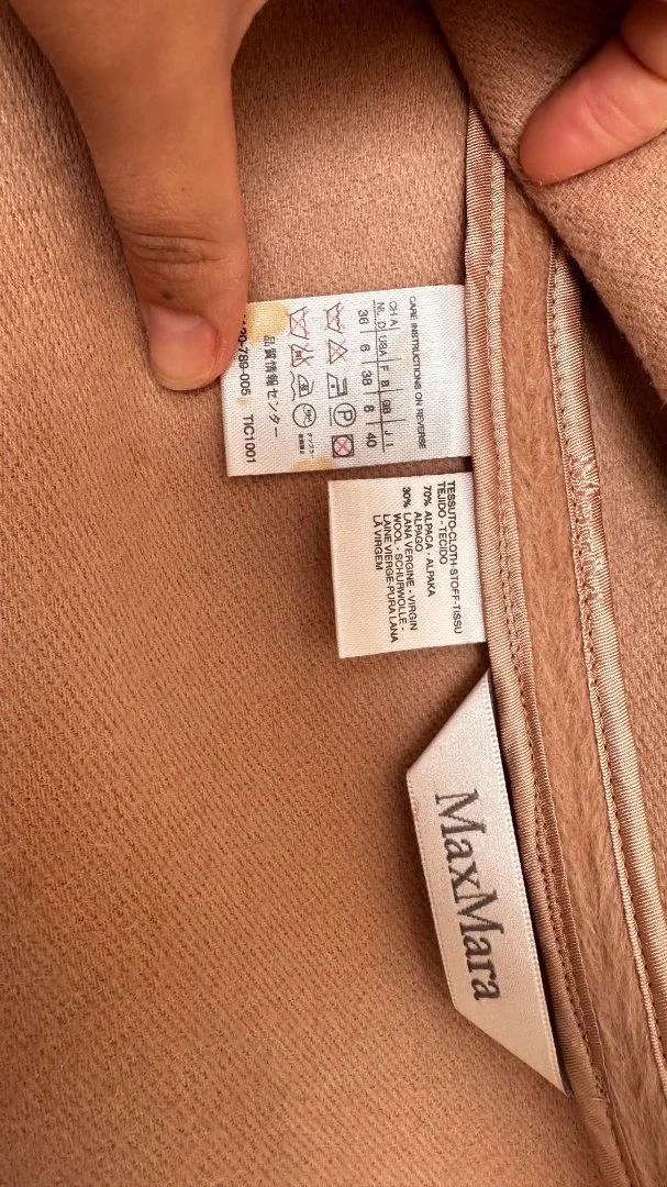 Пиджак жакет женский Max Mara шерсть альпаки - миниатюра 4