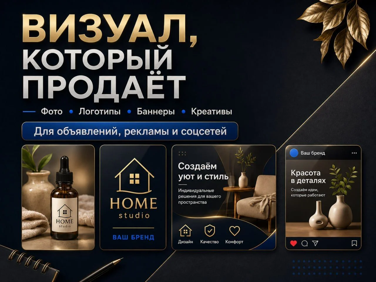 Визуал, логотипы, дизайн для вашего бизнеса - изображение 1
