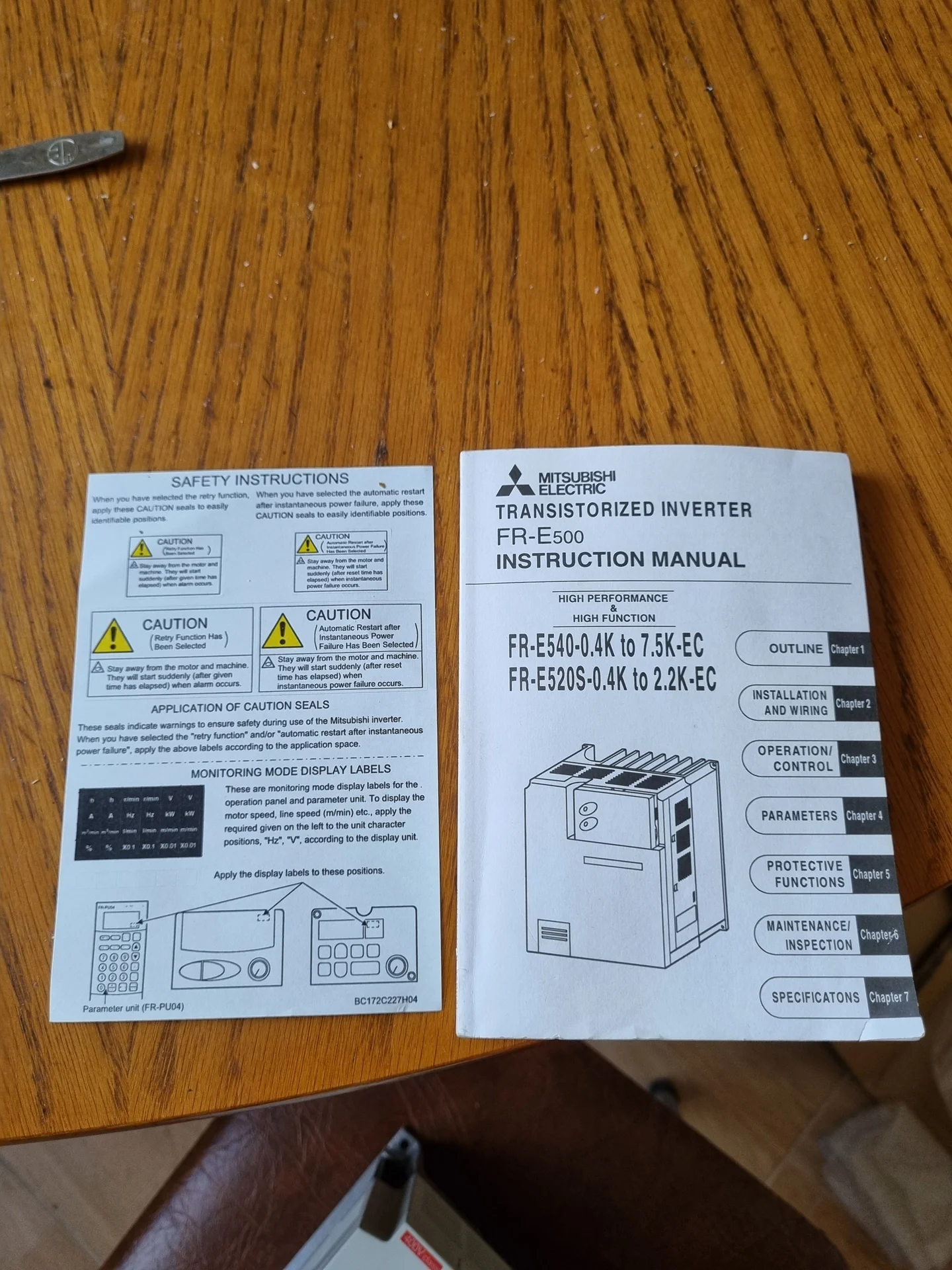 Частотный преопразователь Mitsubishi E540 - миниатюра 5
