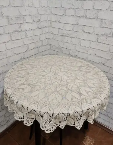 Скатерть вязаная