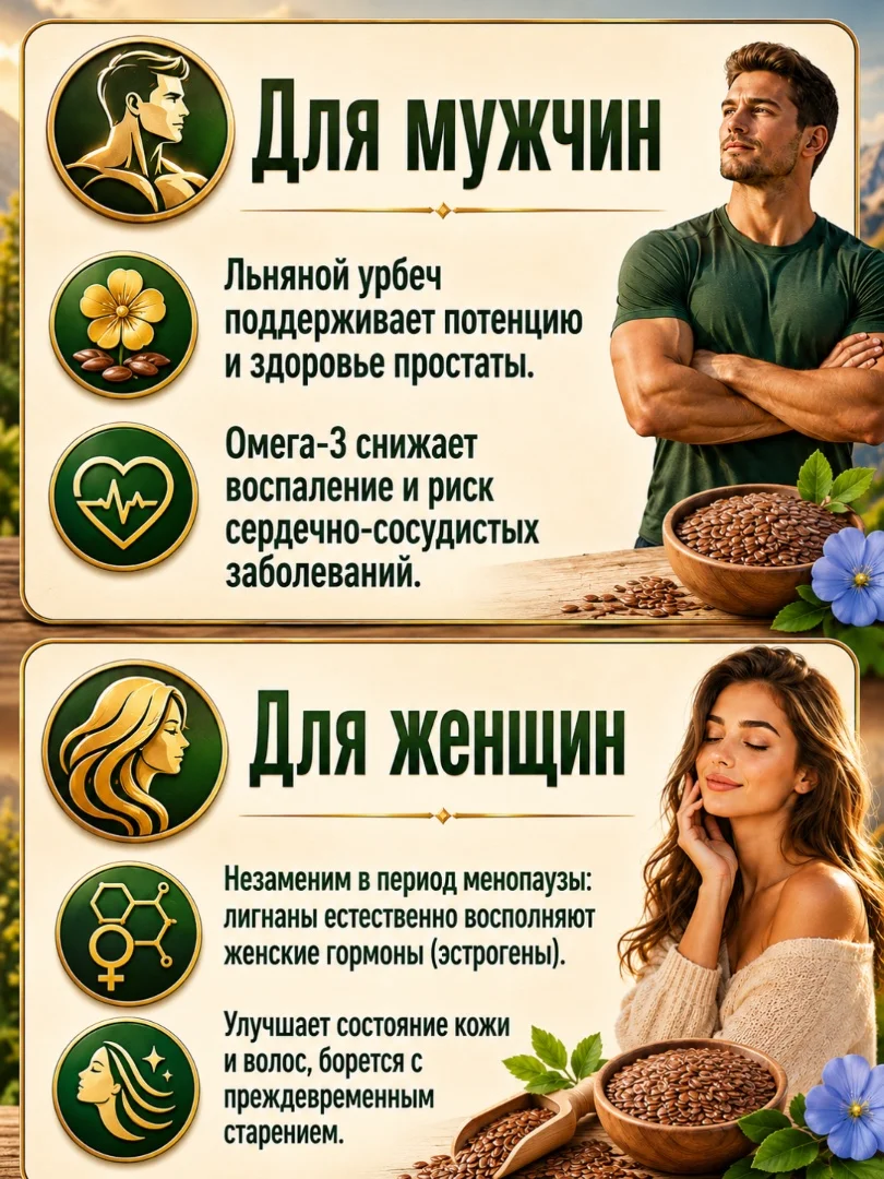Урбеч из семян тёмного льна 100%, без сахара, 200г - миниатюра 4
