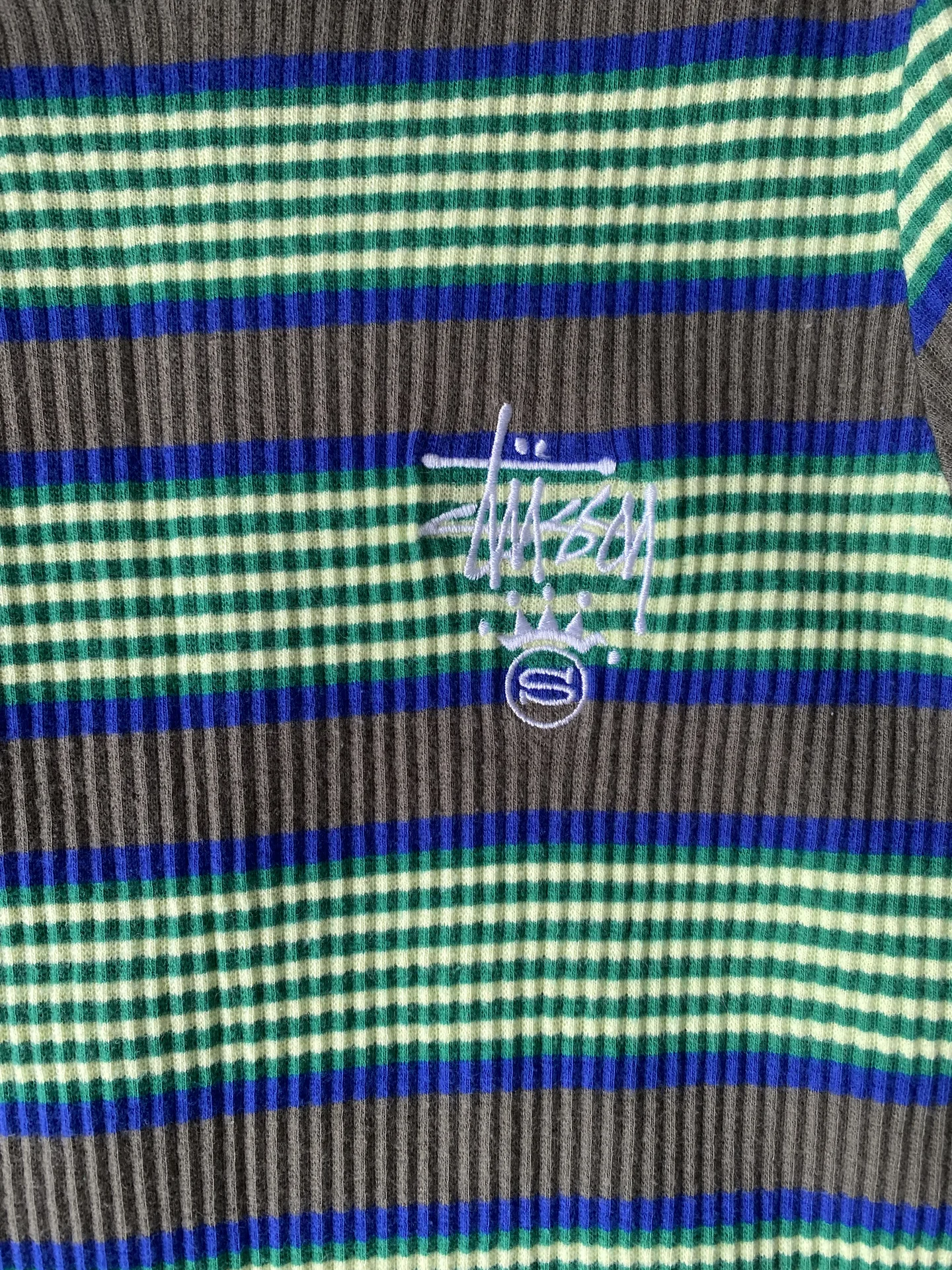 Платье футболка Stussy XS в рубчик, оригинал - миниатюра 3