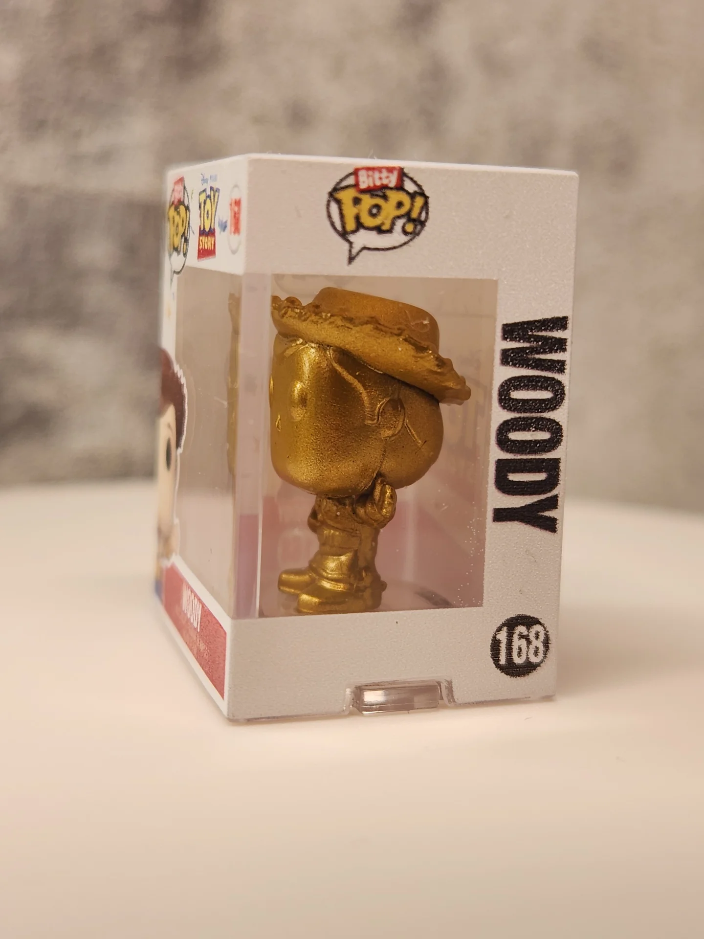 фигурка Funko bitty pop Woody gold - миниатюра 3