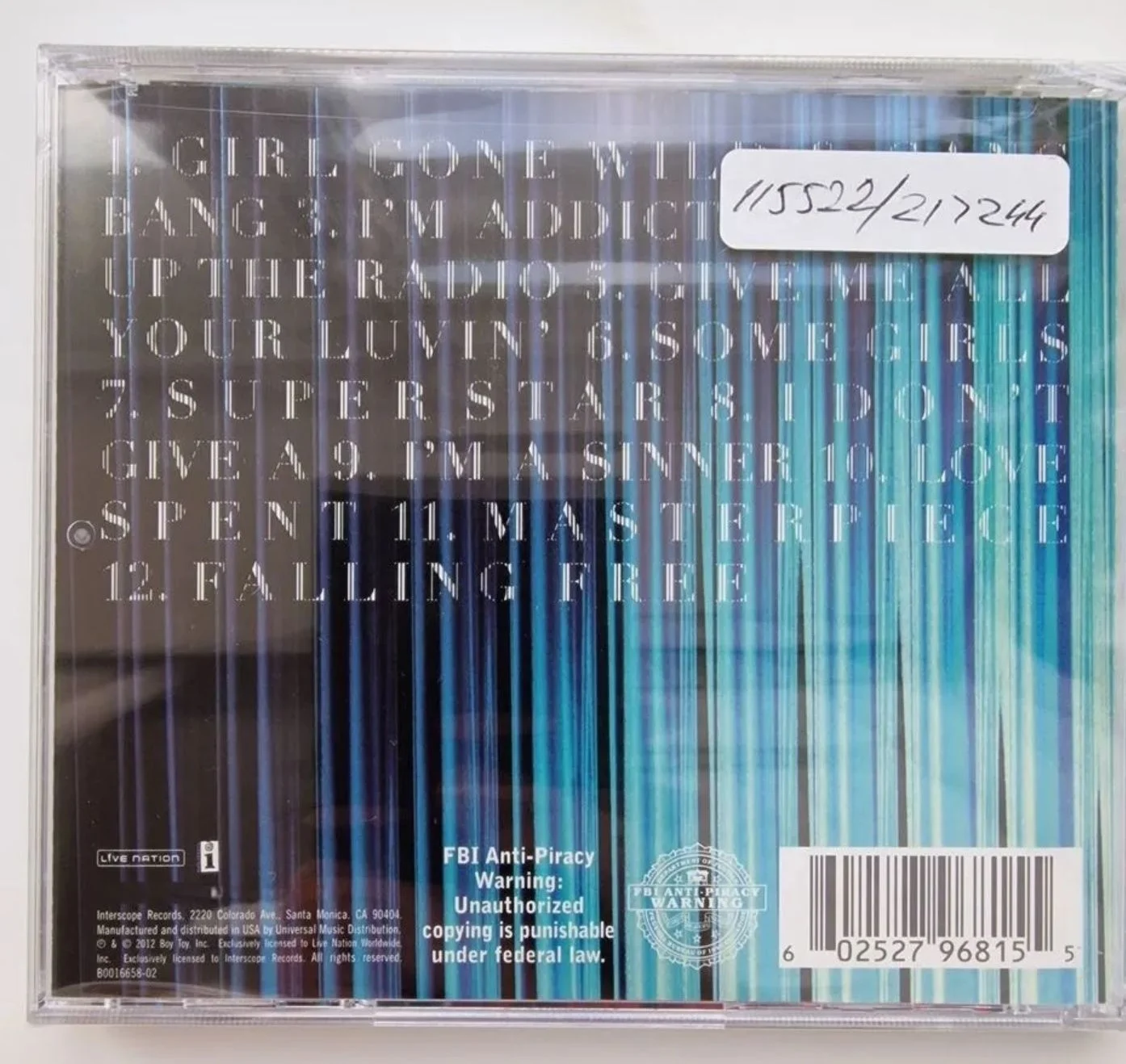 Madonna – MDNA (CD) US Edition 2012 - миниатюра 4