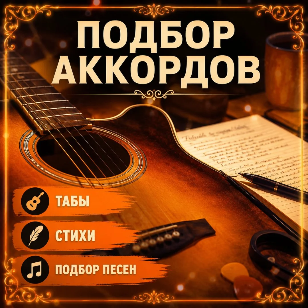 Подбор аккордов для гитары табы разбор песни