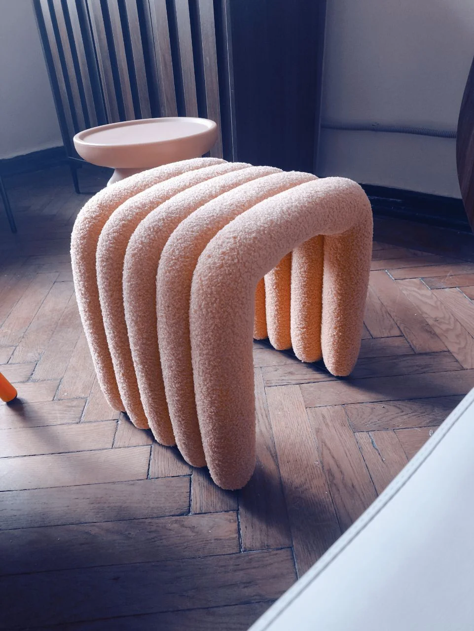 Табурет из букле в стиле Zara Home - миниатюра 7