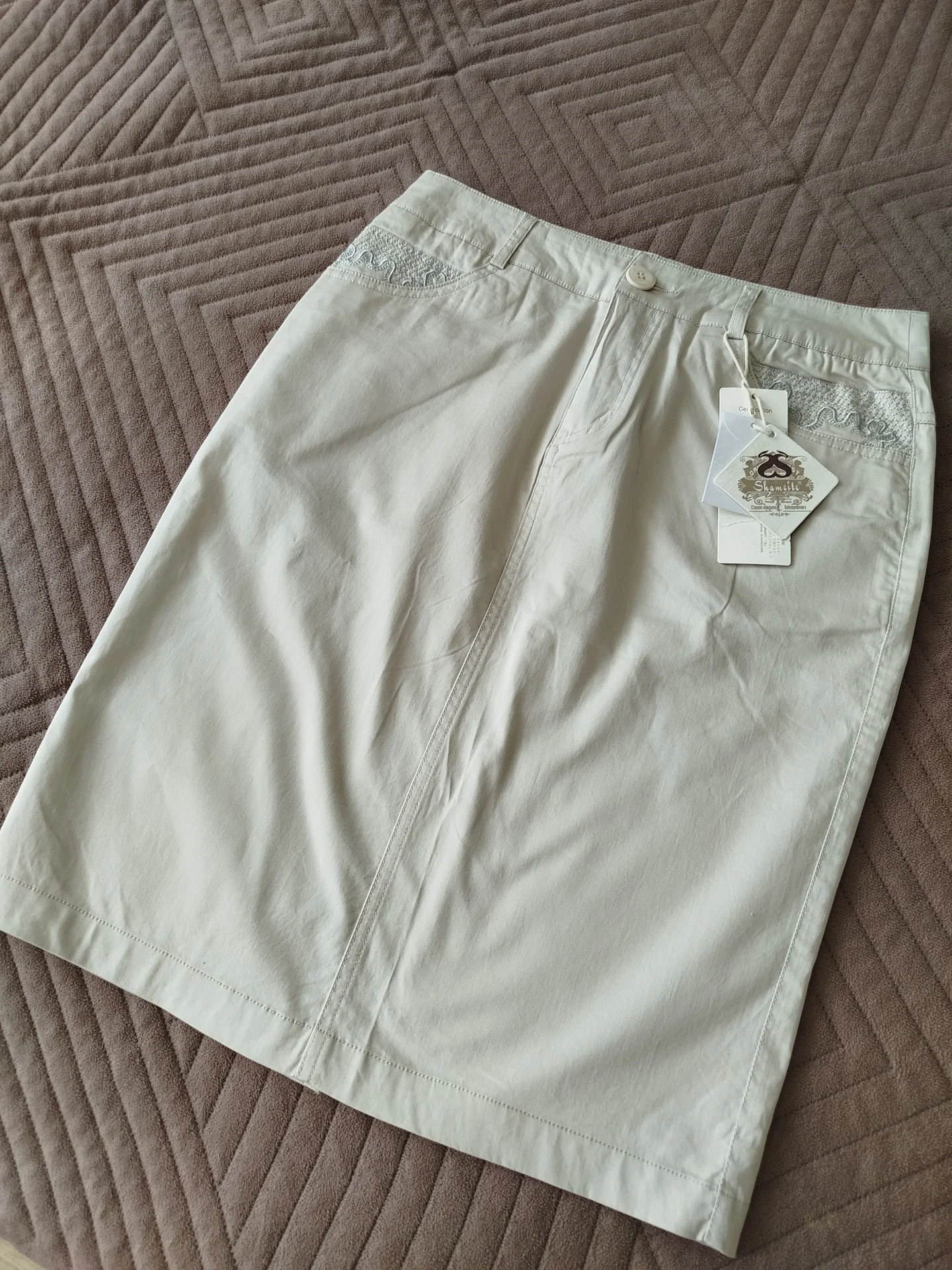 юбка миди хлопок - изображение 1