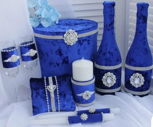 свадебные бутылки, бокалы, свадебная казна и тд - миниатюра 18