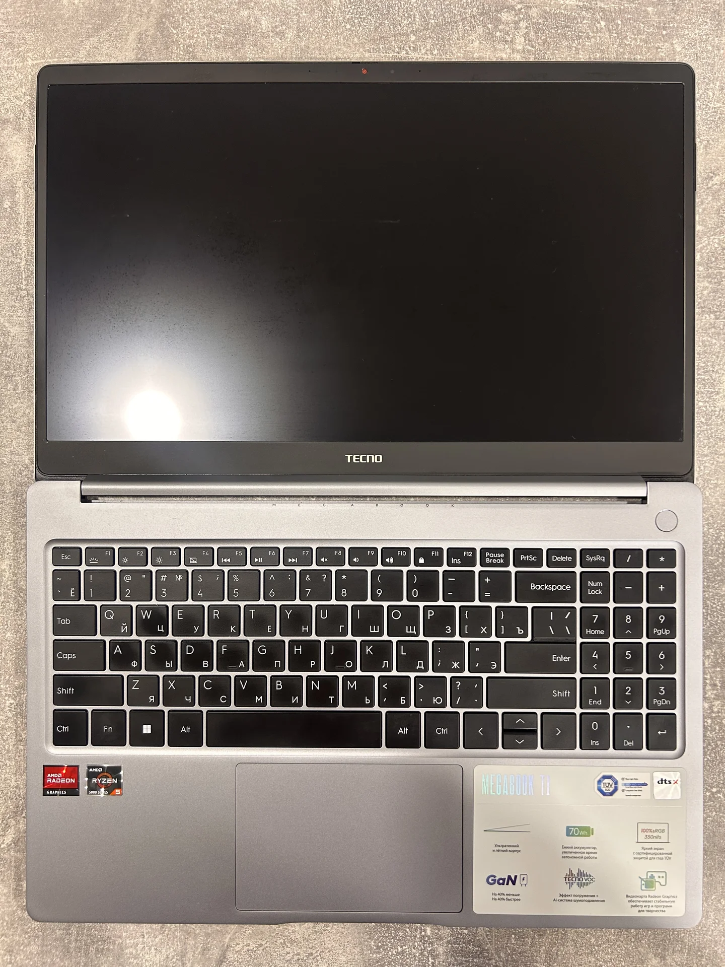 Ноутбук Tecno Megabook T1 (T15DA) - миниатюра 11