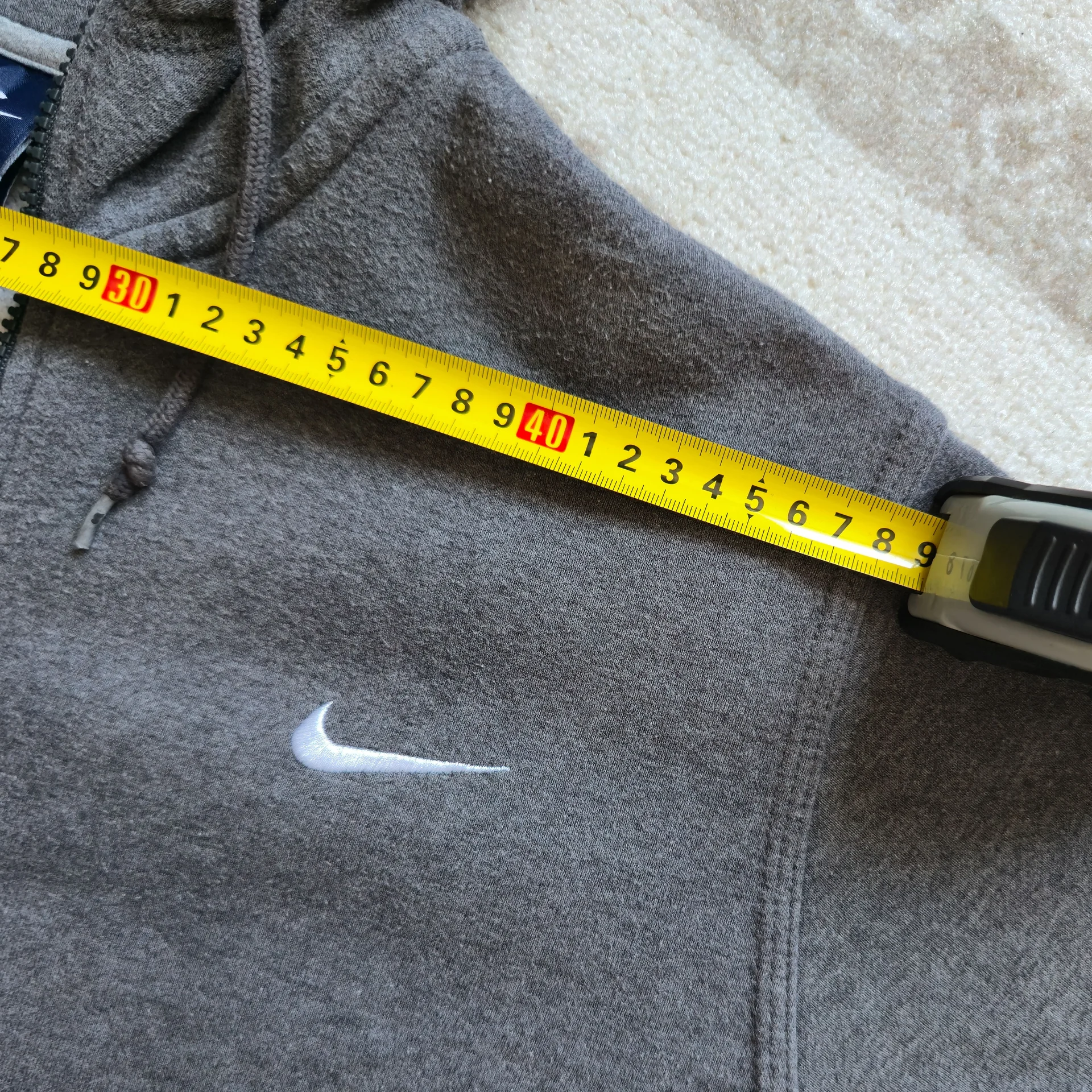 Серая зип-худи Nike - миниатюра 3