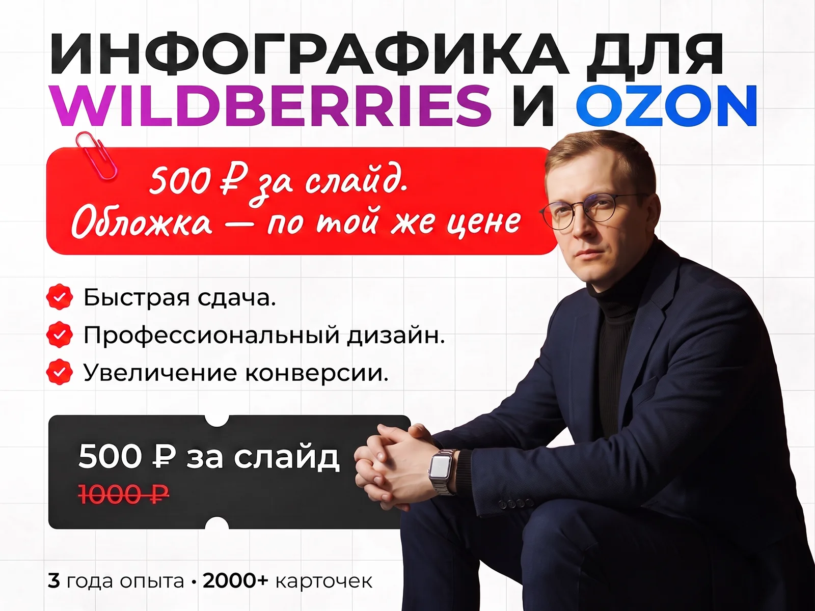 Инфографика для маркетплейсов Ozon и Wildberries - изображение 1