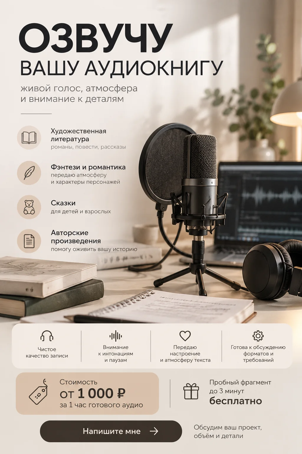 Озвучивание аудиокниг - изображение 1