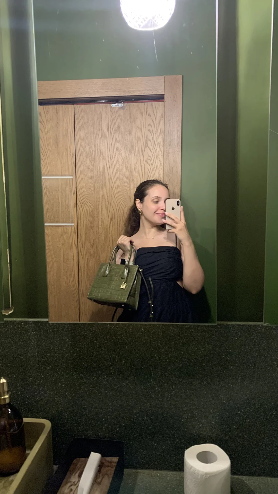 сумка Michael Kors Mercer Crocodile-Embossed Leath - миниатюра 3