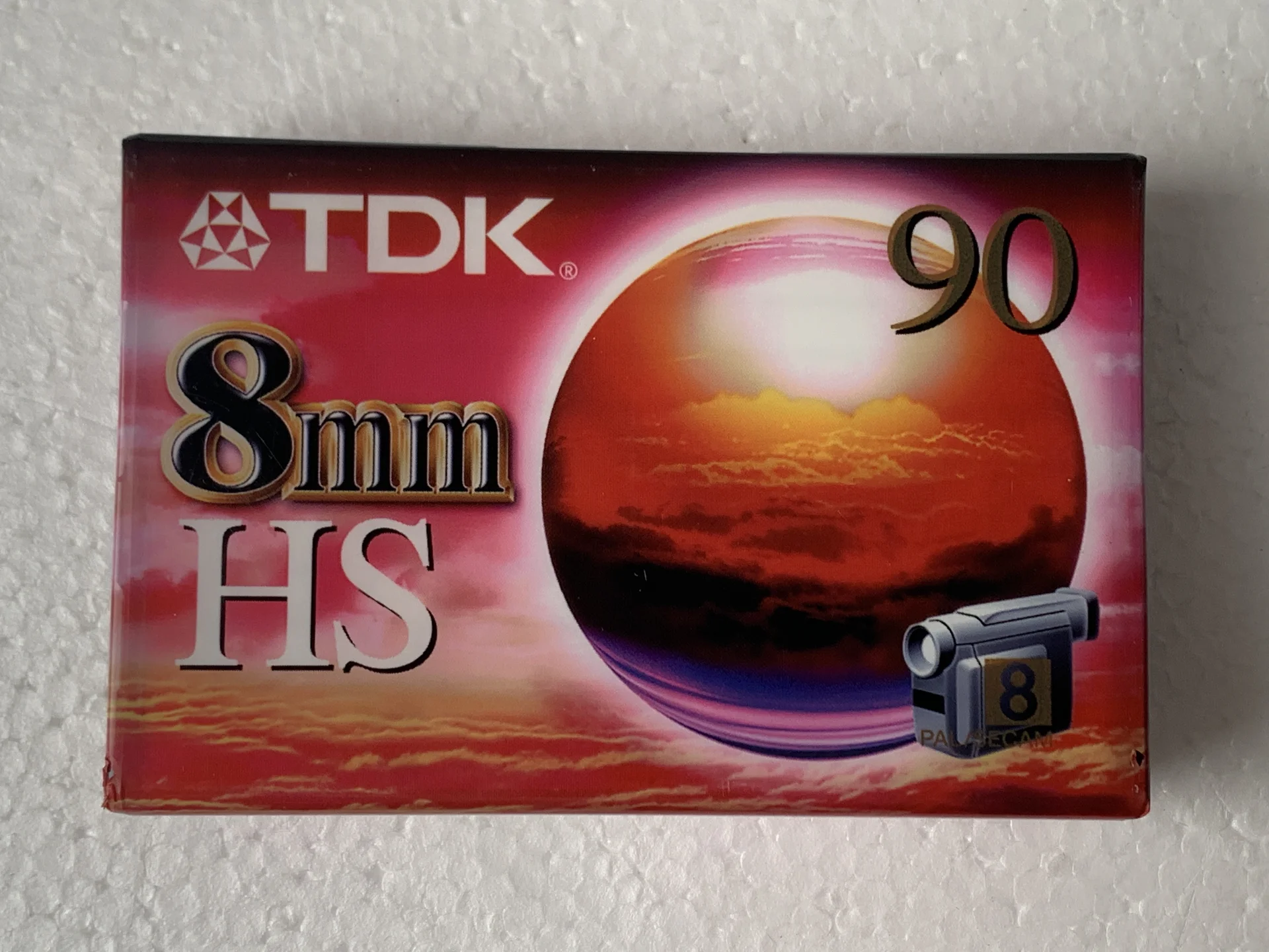 Видеокассета TDK HS 90 video8 8mm - миниатюра 3