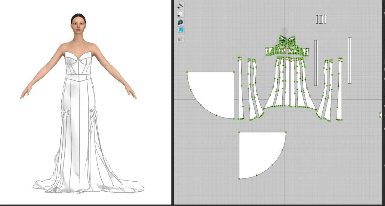 Лекала Grafis 12, CLO 3D - изображение 1