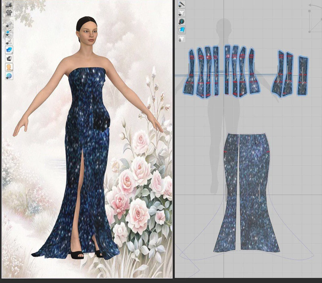 Лекала Grafis 12, CLO 3D - миниатюра 4