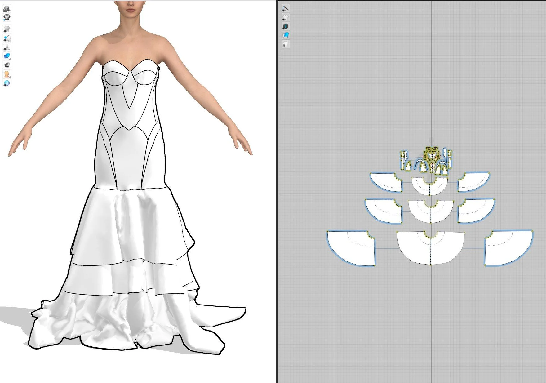 Лекала Grafis 12, CLO 3D - миниатюра 13