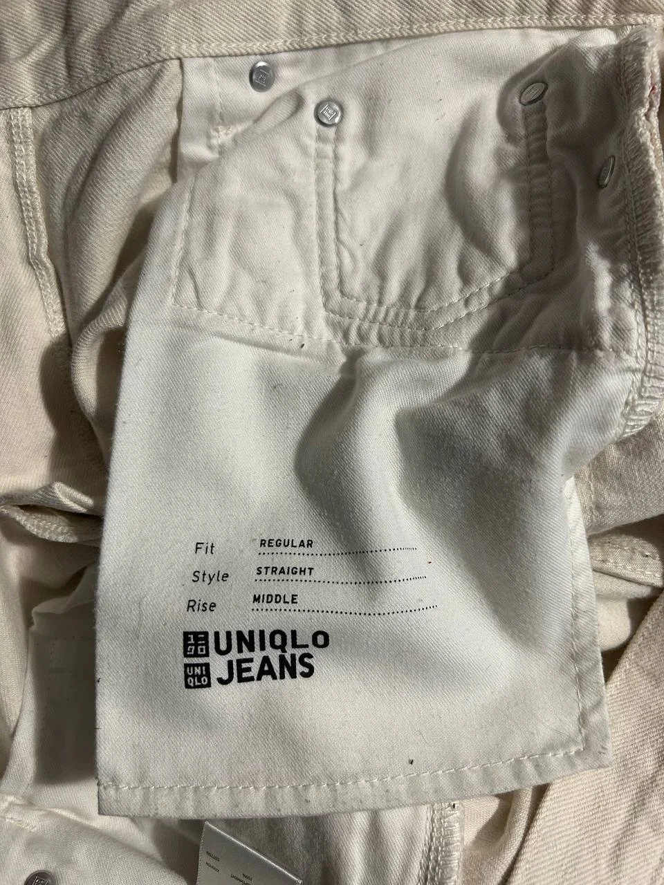Джинсы uniqlo Regular Straight, размер 48 - миниатюра 3