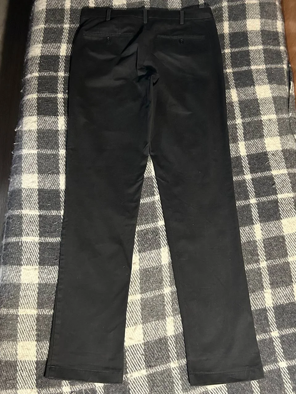 Брюки UNIQLO Chino, размер 36-38, черные - миниатюра 2