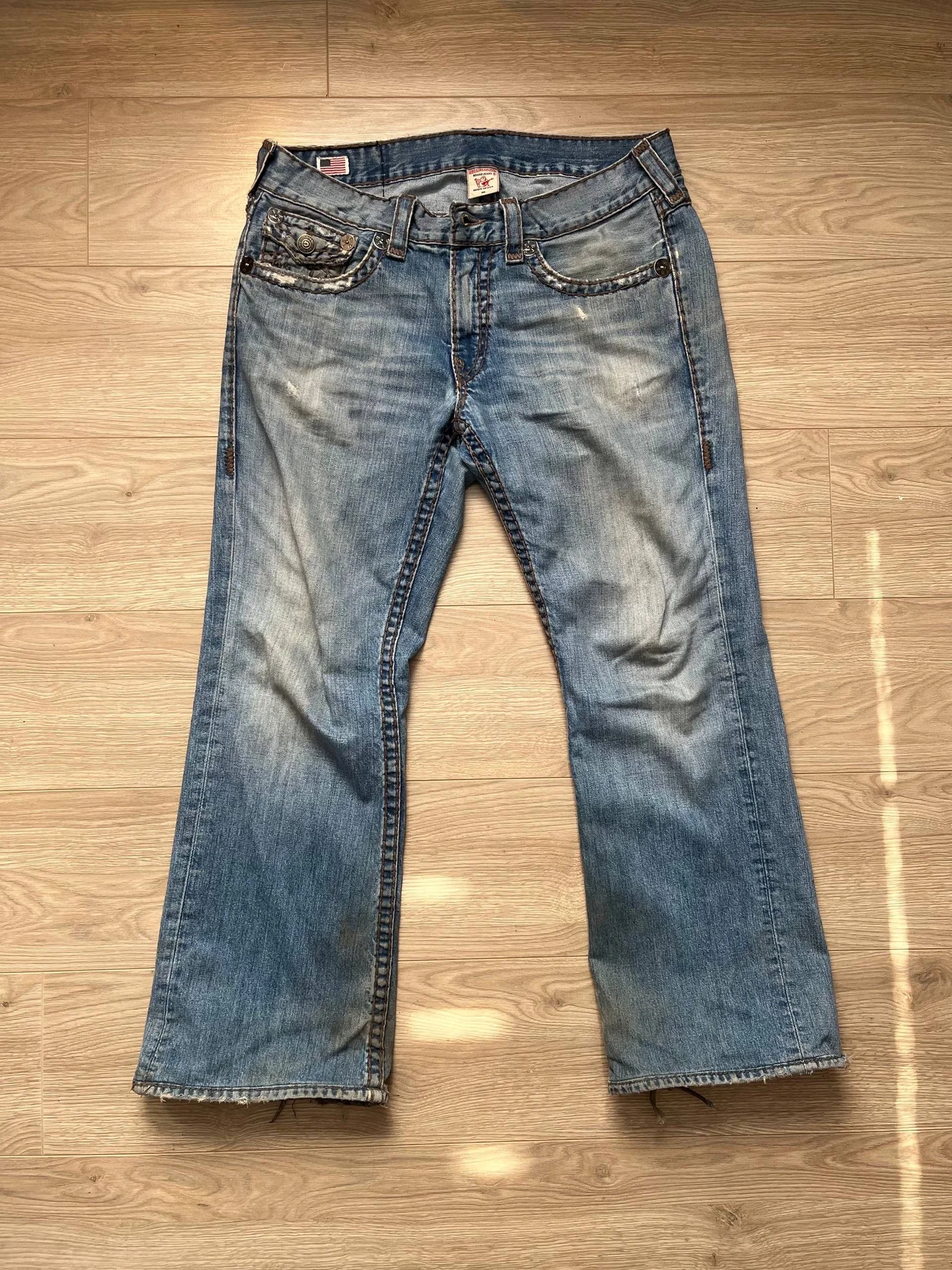 True religion bootcut billy super t L 36 джинсы