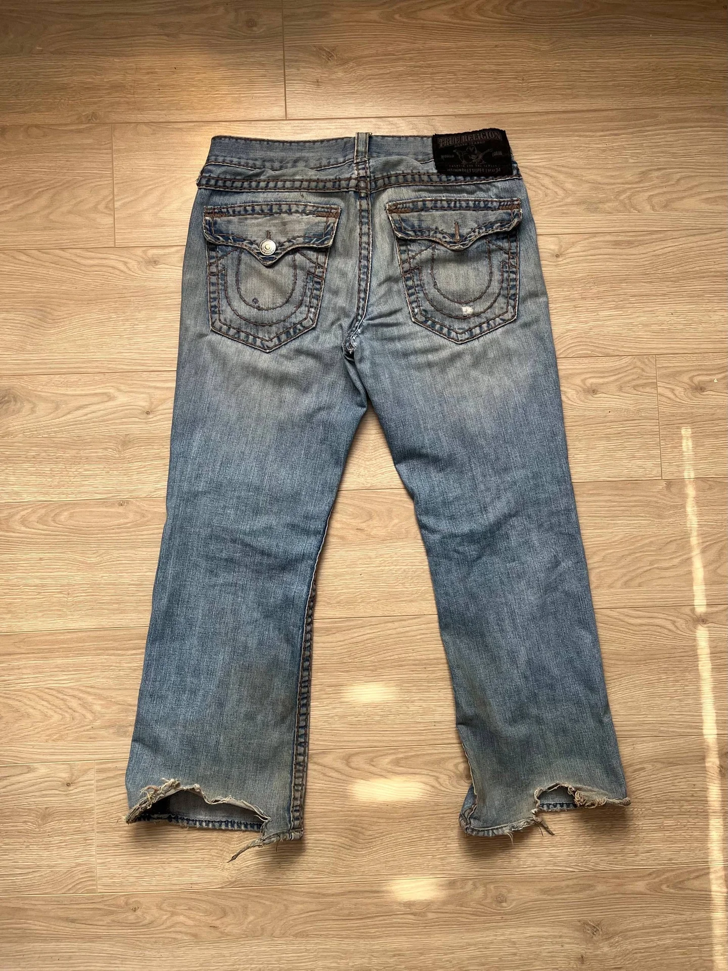 True religion bootcut billy super t L 36 джинсы - миниатюра 2