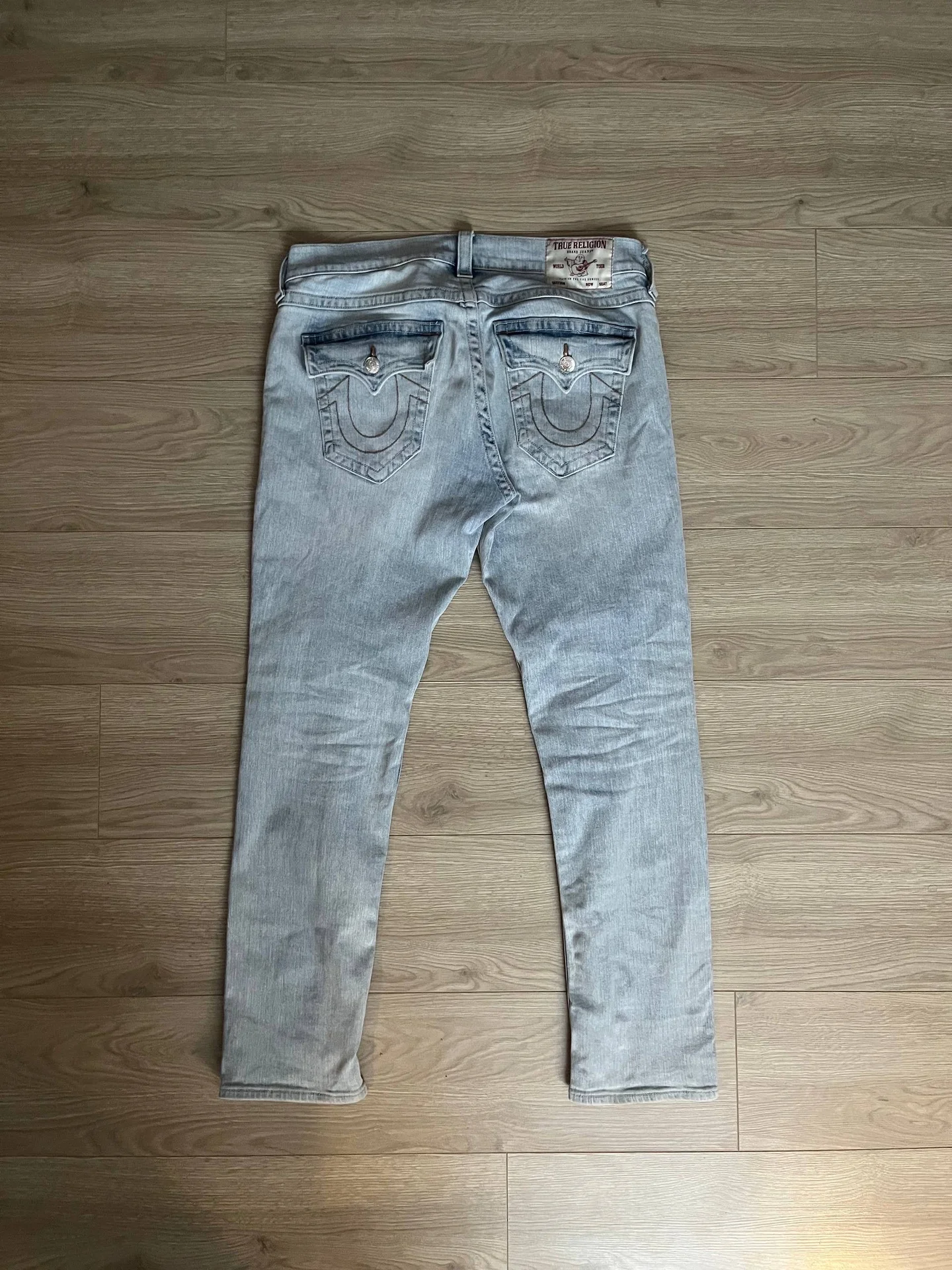 джинсы true religion M ( 31) rocco relaxed skinny - миниатюра 3