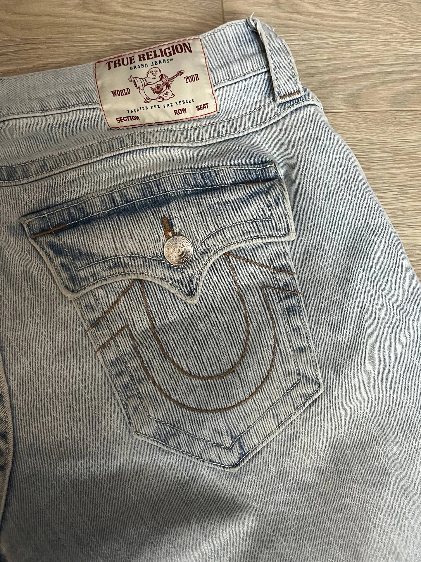 джинсы true religion M ( 31) rocco relaxed skinny - миниатюра 6