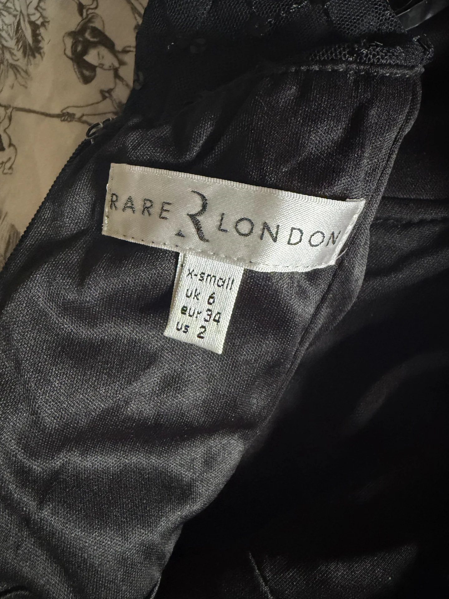 вечернее платье Rare London - миниатюра 3