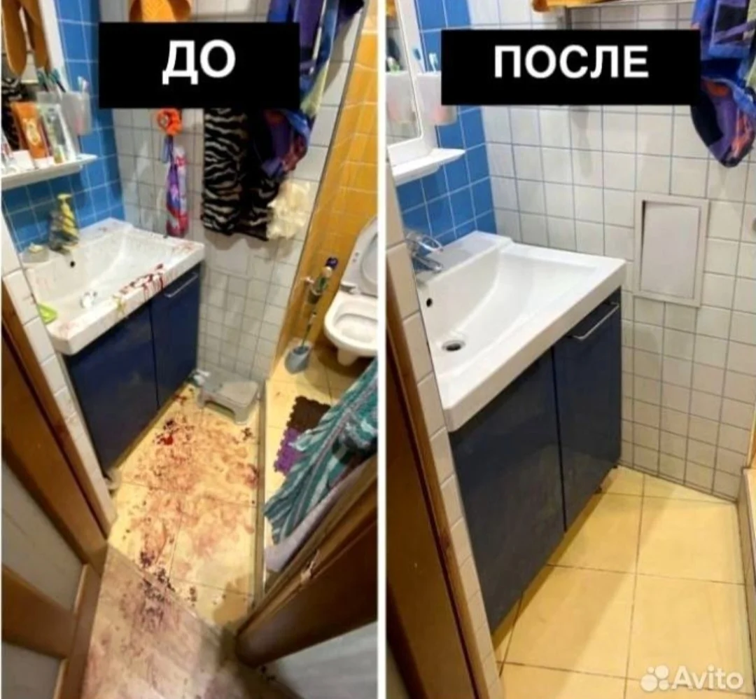 Уборка клининг после смерти, потопа, пожара, запаха - миниатюра 2