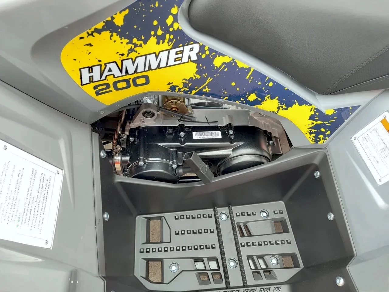 Квадроцикл Mikilon Hammer 200L Pro «Серый» - миниатюра 11