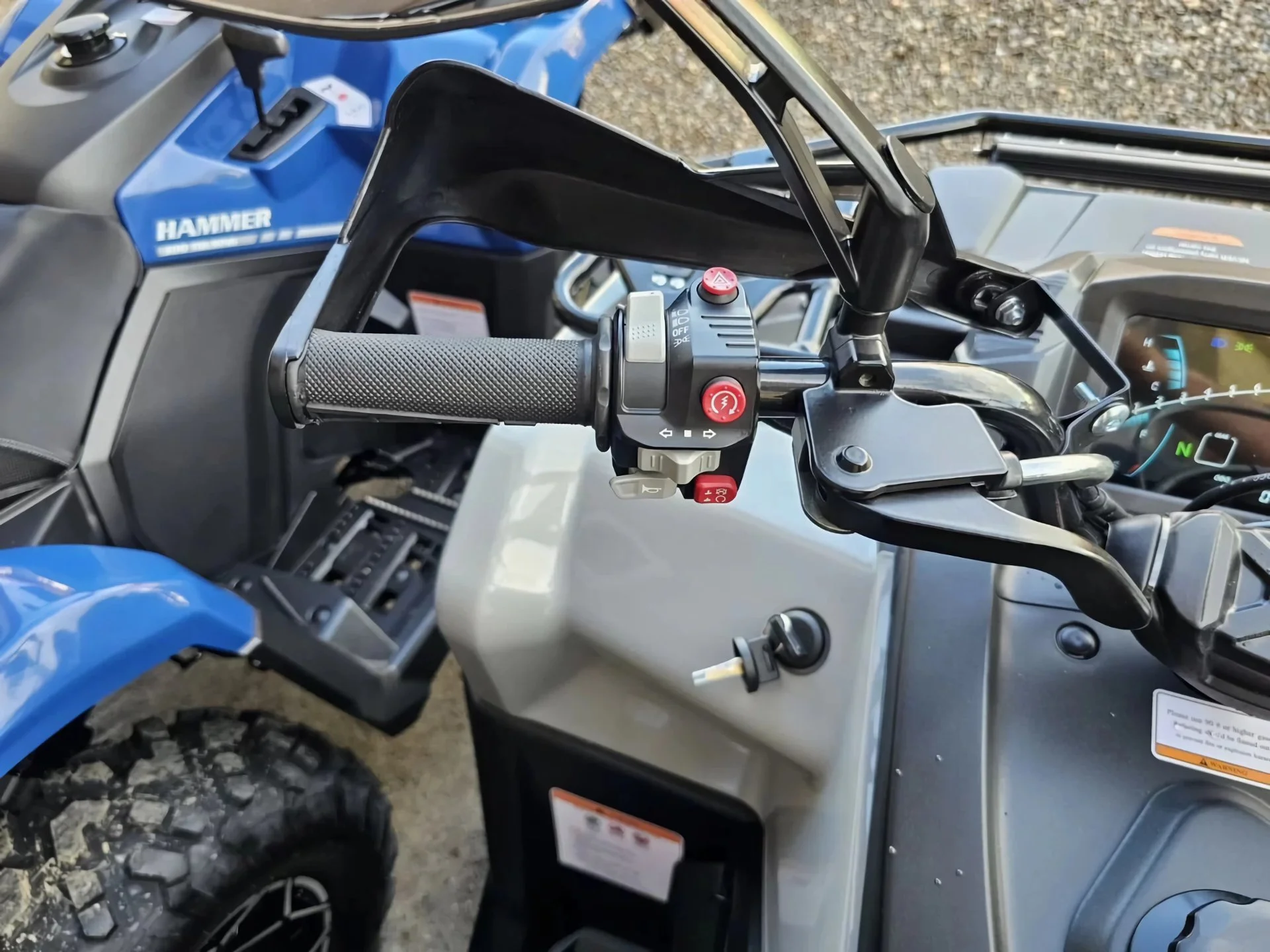 Квадроцикл Mikilon Hammer 300 Touring «Синий / Серый» - миниатюра 6