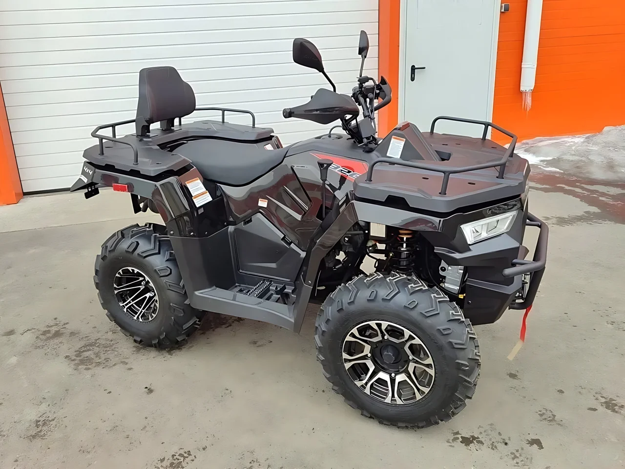 Квадроцикл Linhai-Yamaha F320C 4х4 «Черный» - миниатюра 7
