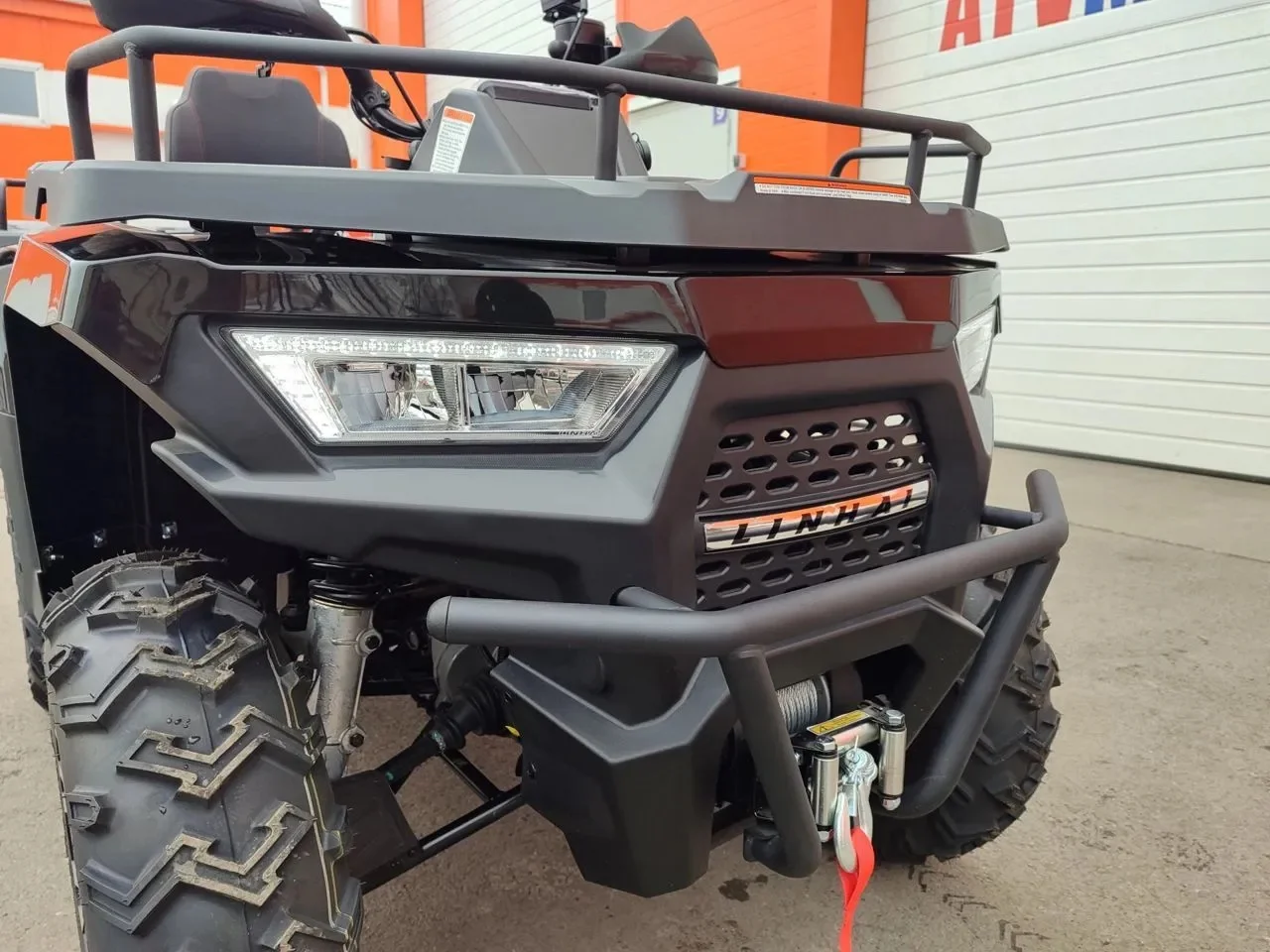 Квадроцикл Linhai-Yamaha F320C 4х4 «Черный» - миниатюра 8