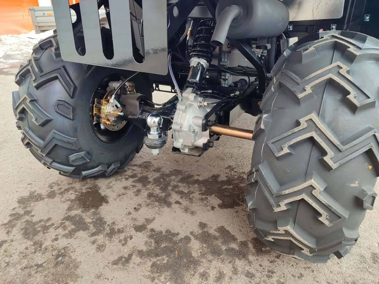 Квадроцикл Linhai-Yamaha F320C 4х4 «Черный» - миниатюра 15