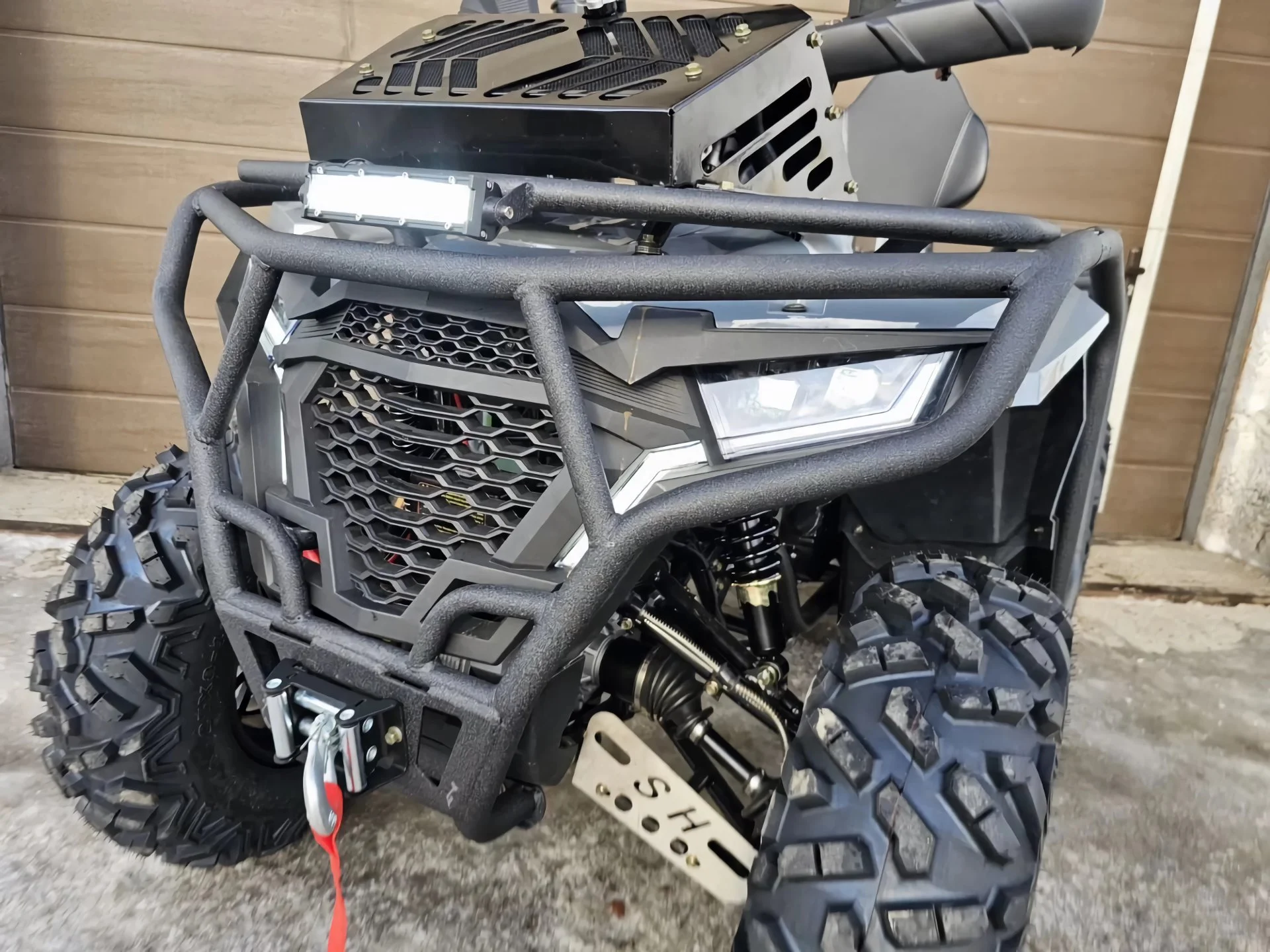 Квадроцикл Loncin Sumahao 400 EFI EPS 4ВД «Серый» - миниатюра 6