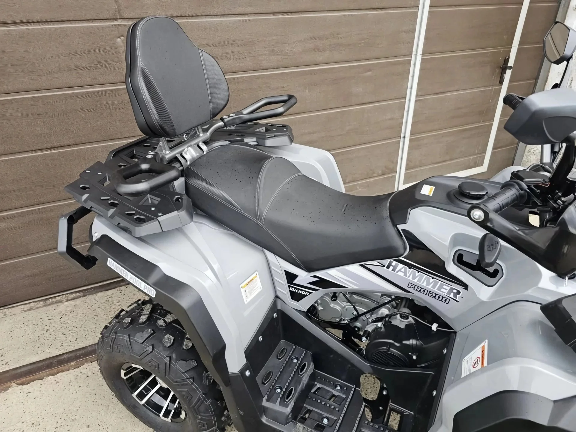 Квадроцикл Mikilon Hammer 200L Pro «Серый» - миниатюра 13