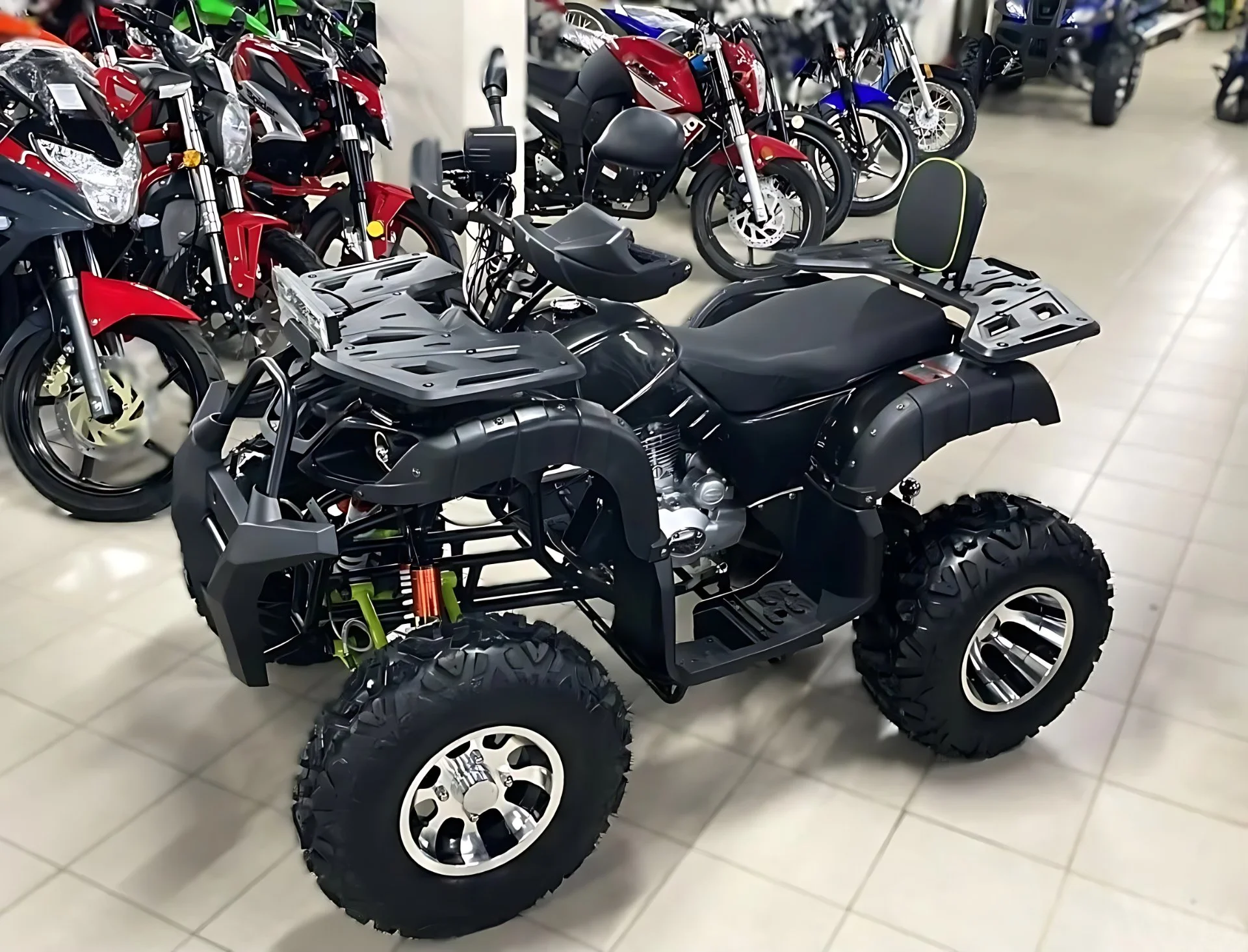 Квадроцикл Grizzly 250 «Черный» - миниатюра 4