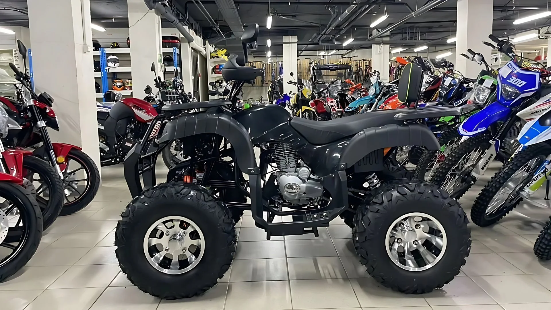 Квадроцикл Grizzly 250 «Черный» - миниатюра 5